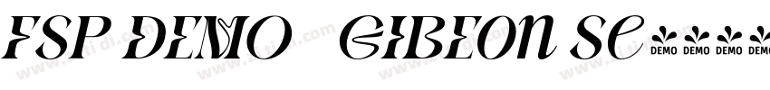FSP DEMO   GIBEon Se字体转换